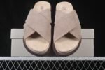 Brunello Cucinelli Suede Cross Strap Slides - 图片 9