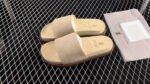 Brunello Cucinelli Suede Single Strap Slides - 图片 10