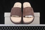 Brunello Cucinelli Suede Single Strap Slides - 图片 4