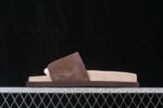 Brunello Cucinelli Suede Single Strap Slides